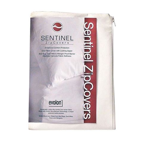 Sentinel Standard - Evolon Zippered Allergy Pillow Protector - Dust ...