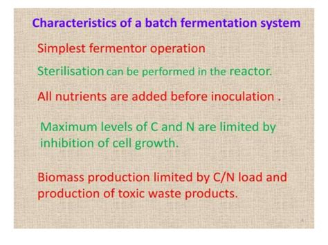 FERMENTATION TYPES