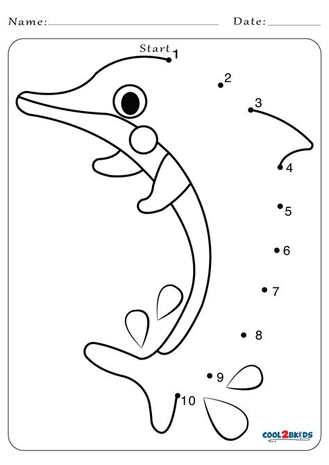 Free Printable Dot to Dot 1-10