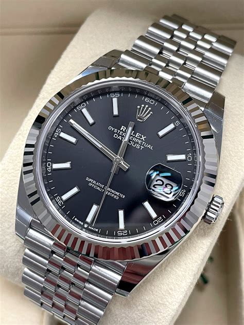 Rolex - 126334 - Datejust 41 - Stainless Steel Jubilee - Fluted Bezel ...