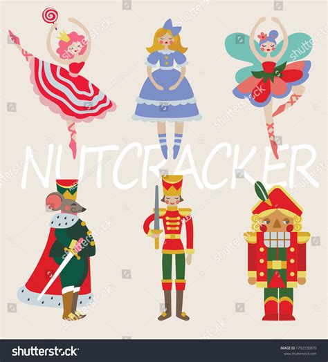 Set Characters Ballet Nutcracker Stock Vector (Royalty Free) 1792330870 | Shutterstock