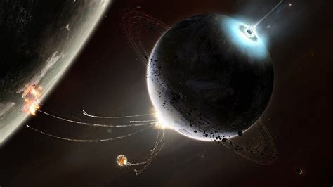 space, Planet, Explosion, Digital Art, Space Art Wallpapers HD / Desktop and Mobile Backgrounds