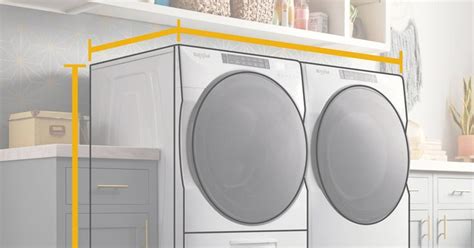 Washer & Dryer Dimensions: Standard & Stackable Sizes | Whirlpool ...