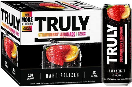 TRULY Hard Seltzer Strawberry Lemonade 12OZ - Jay's Wine & Spirits - President Ave, Fall River ...