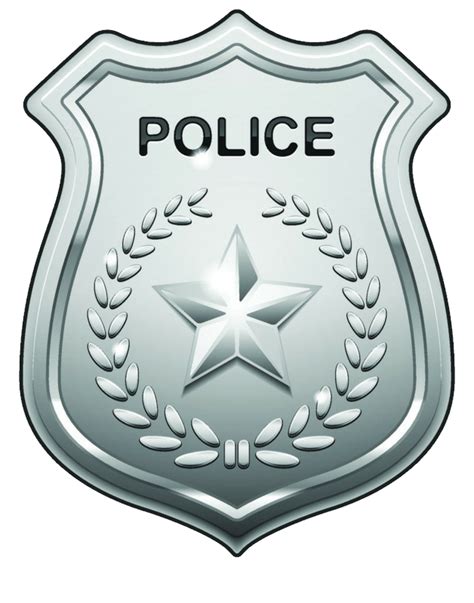 Police badge PNG transparent image download, size: 628x800px