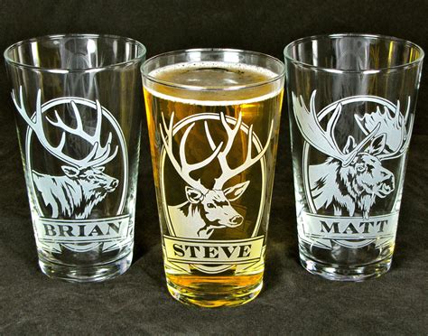 personalized pint glasses, groomsmen gifts for men, rustic Wedding