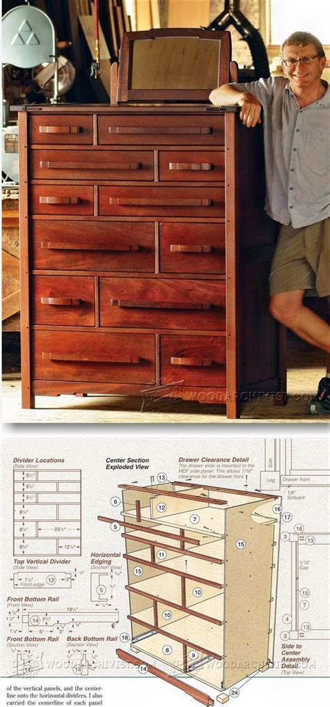 Dresser Plans - Furniture Plans and Projects | WoodArchivist.com: Woodworking Furniture Plans ...