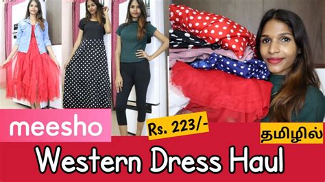 Meesho western dress Haul | Starts Rs. 200/- 😱 Skirts, Leggings, maxi, denim coat, pant & T ...