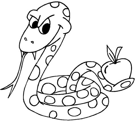 Free Printable Snake Coloring Pages For Kids