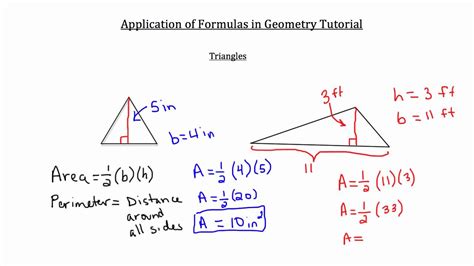 Basic Geometry Equations