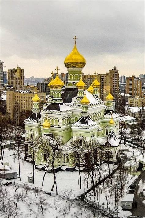 St. Nicholas Cathedral of Pokrovsky Convent in Kyiv, Ukraine | Cathedral, Places to travel ...