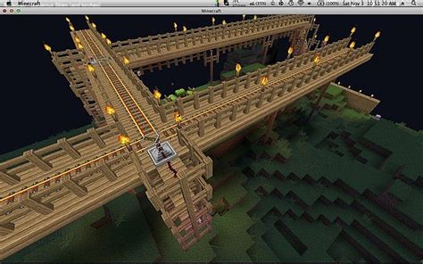 Redstone Rail System/Minecart Station/Train Minecraft Project