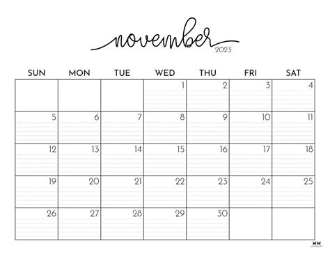 Calendar For November 2023 – Get Calendar 2023 Update