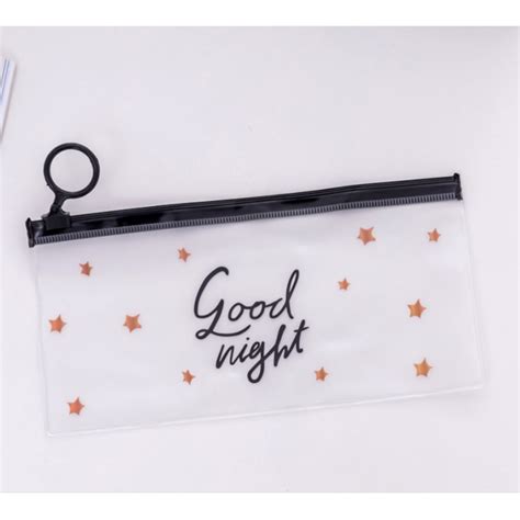 [ReadyStockInMsia] Transparent Stationery PVC Pencil Case / Stationery ...