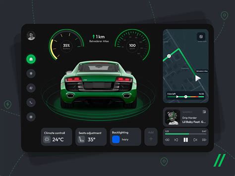 Browse thousands of Electric Car Dashboard images for design inspiration | Dribbble