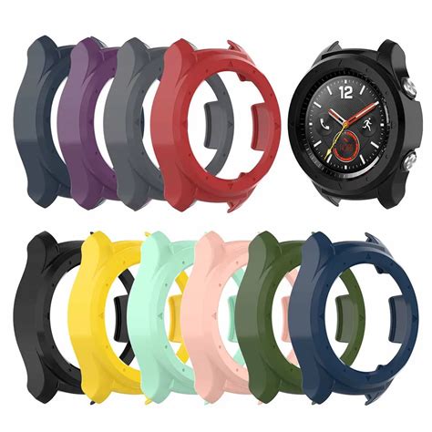 Protective Case Cover For Huawei Watch 2 Smartwatch Bracelet Case Dial Case Anti scratch ...