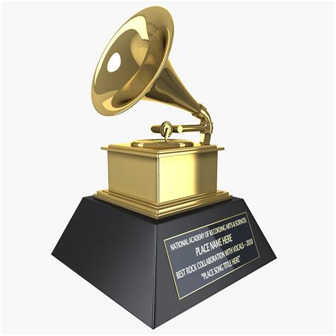 Grammy Award 3D model | CGTrader