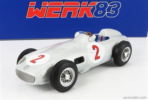 WERK83 W1801806 Escala 1/18 | MERCEDES BENZ F1 W196 N 2 MONACO GP WORLD CHAMPION 1955 JUAN ...