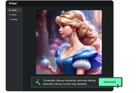 Disney Character Generator: Create Unique Disney Roles Using AI | Fotor