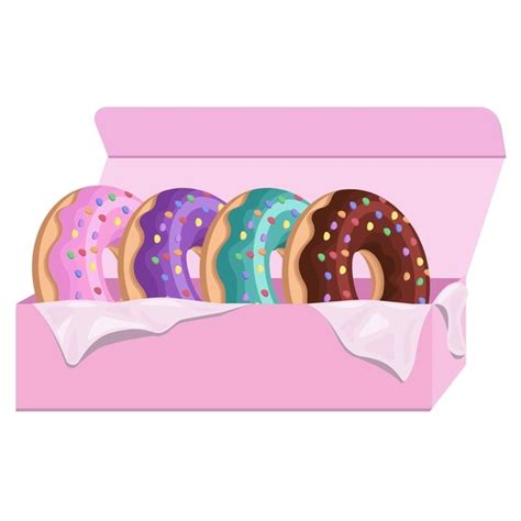 20,375 Donut Box Images, Stock Photos, 3D objects, & Vectors | Shutterstock