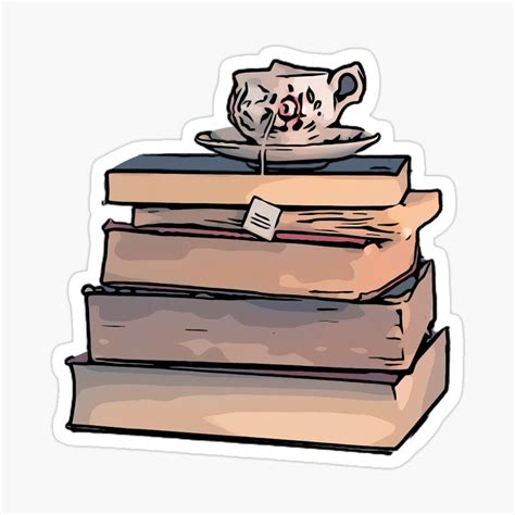 "Stack of books" Sticker for Sale by AthenaPlays | Cute laptop stickers, Funny laptop stickers ...