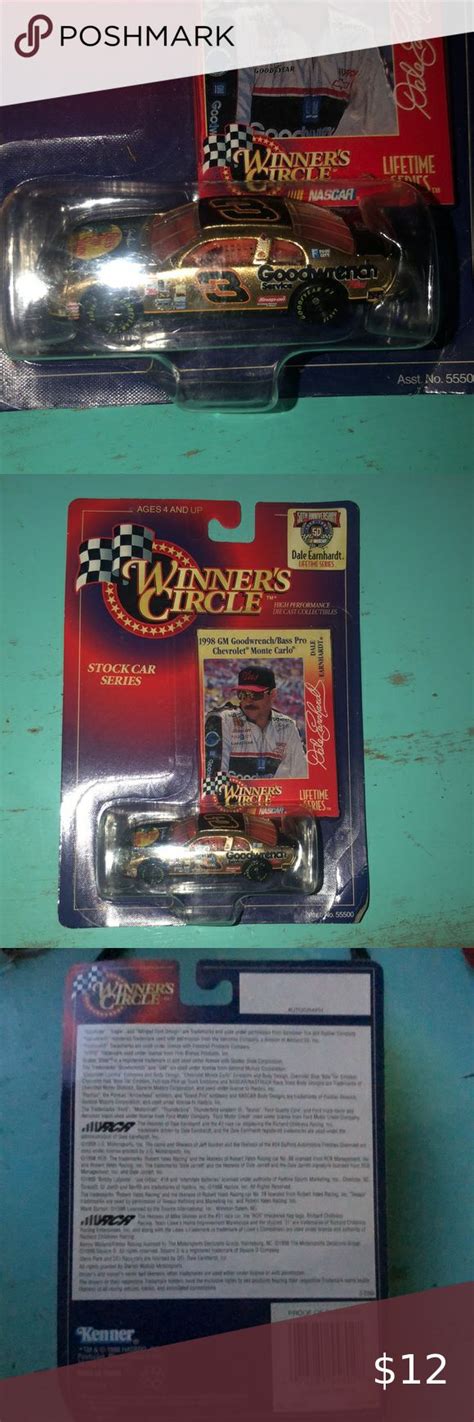 Dale Earnhardt Collectible Car and Card Winner’s Circle 1998 Chevy Monte Carlo | Car collection ...
