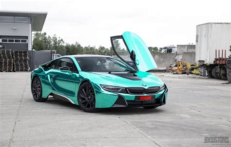 BMW i8 Turqoise Chrome - JD Customs