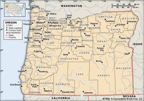 Map Of Lane County Oregon - Maping Resources