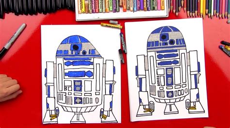 How To Draw R2-D2 - Art For Kids Hub