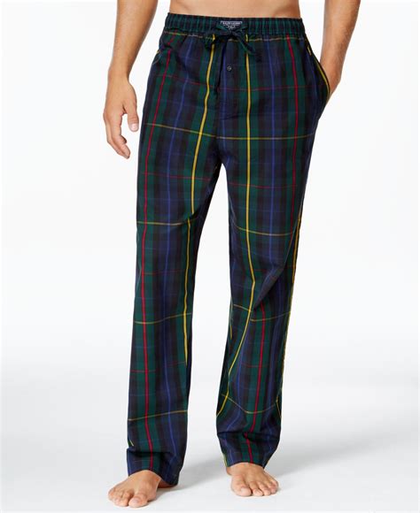 Polo Ralph Lauren Men's Woven Plaid Pajama Pants in Blue for Men ...