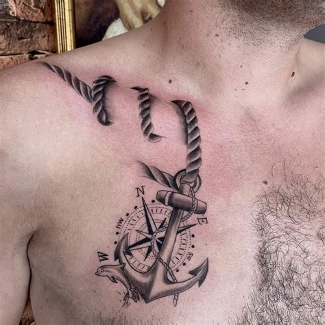 10+ Anchor Chest Tattoo Ideas That Will Blow Your Mind!