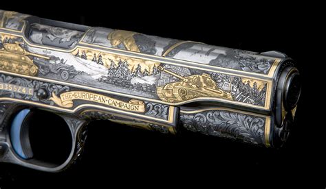 Engraved Colt 1911, The Greatest Generation, by Mike Dubber