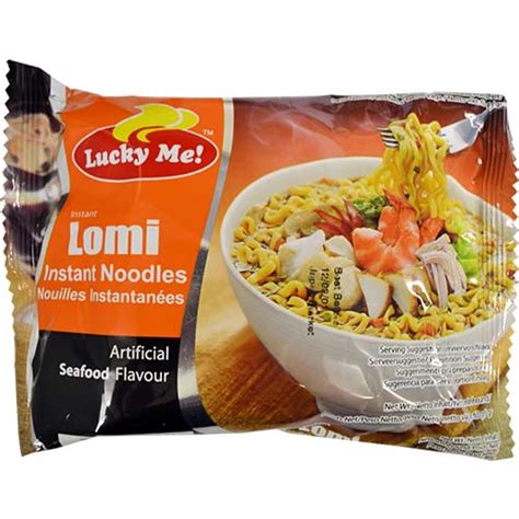 LUCKY ME INSTANT LOMI SEAFOOD & VEGETABLE 65g - Akabane Bussan