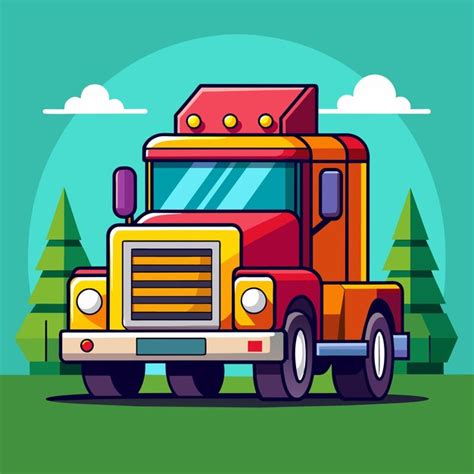 Premium Vector | Truck vector illustration