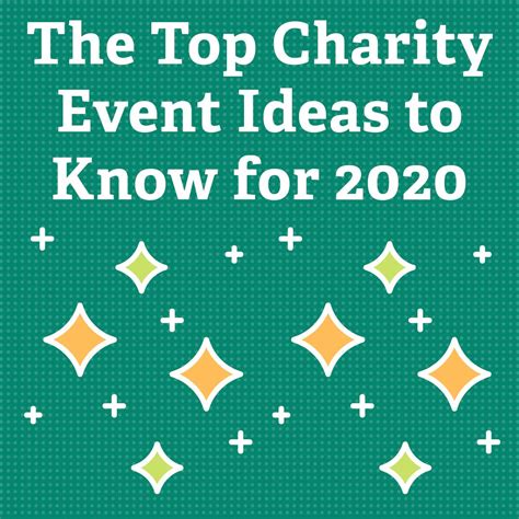 The Top Charity Event Ideas to Know for 2020 | Charity events, Charity ...