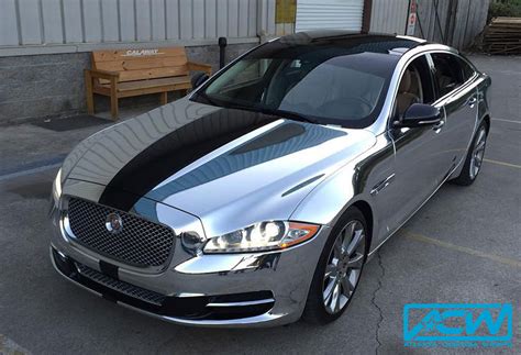 custom-vinyl-wrap-chrome-jaguar - Atlanta Custom WrapsAtlanta Custom Wraps