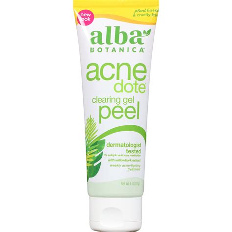 Alba Botanica Acnedote Cleansing Gel Peel acne treatment oily skin