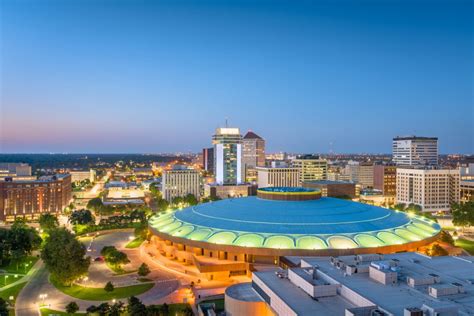 Wichita, Kansas, USA Downtown Skyline | EBS Schools