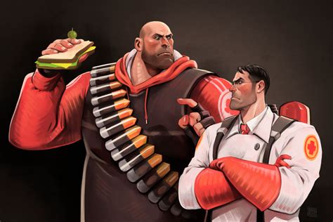 Showcasing KRedous' Fantastic Team Fortress 2 Fanart - Cultured Vultures