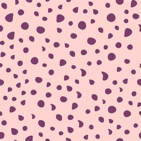 Premium Vector | Abstract modern seamless pattern. doodle dot on pink background.