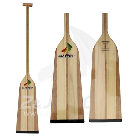 2018 New Design Durable IDBF Approved Wood Dragon Boat Paddle With Layer of Fiberglass on Blade ...