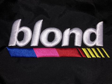 Blond logo (embroidery) (link on comments) : r/FrankOcean