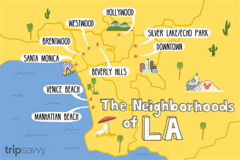 The Neighborhoods of Los Angeles Brentwood Los Angeles, Echo Park Los ...