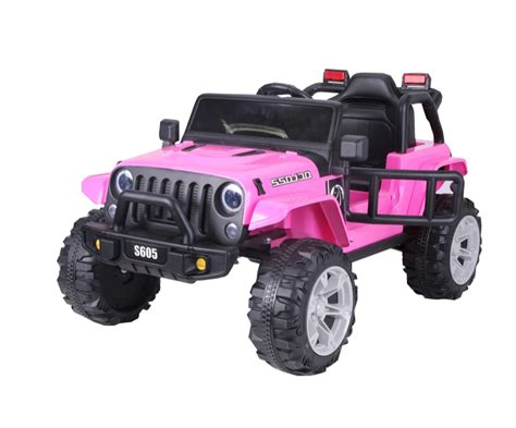 Kids 4X4 Electric Ride On Car with Remote Control LED Lights and Music ...