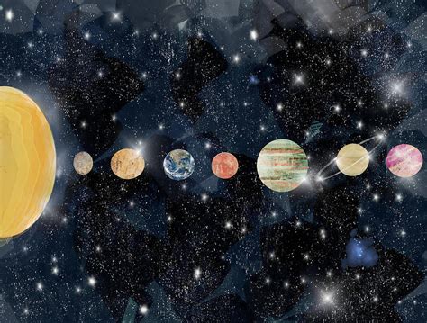 The Solar System Painting by Bri Buckley - Fine Art America