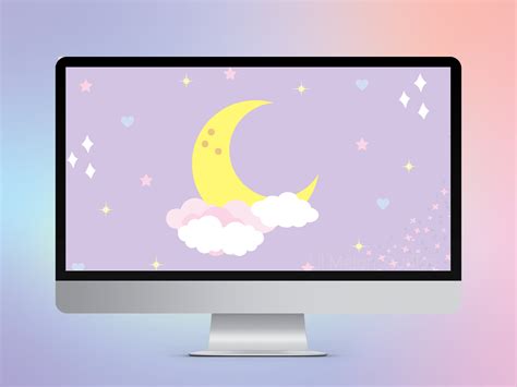 Cute Moon Wallpaper