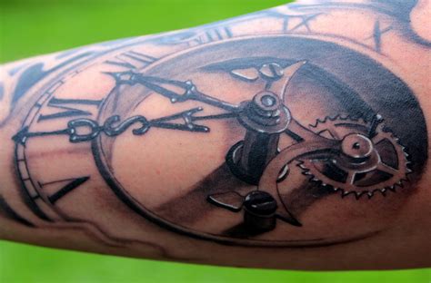 Clock Gears Tattoo Art