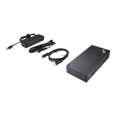 Lenovo ThinkPad USB-C Dock - Docking station - USB-C - VGA - GigE - 90 ...