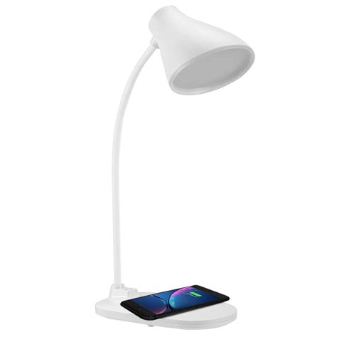 Desk Lamp,Led Desk Lamp with USB Charging Port,Wireless Charger, Desk Lamps For Home Office, 3 ...