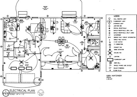 Sample Residential Electrical Plan